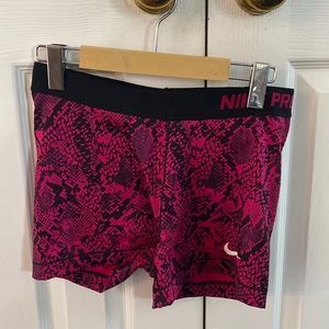 Nike pro shorts, size large.